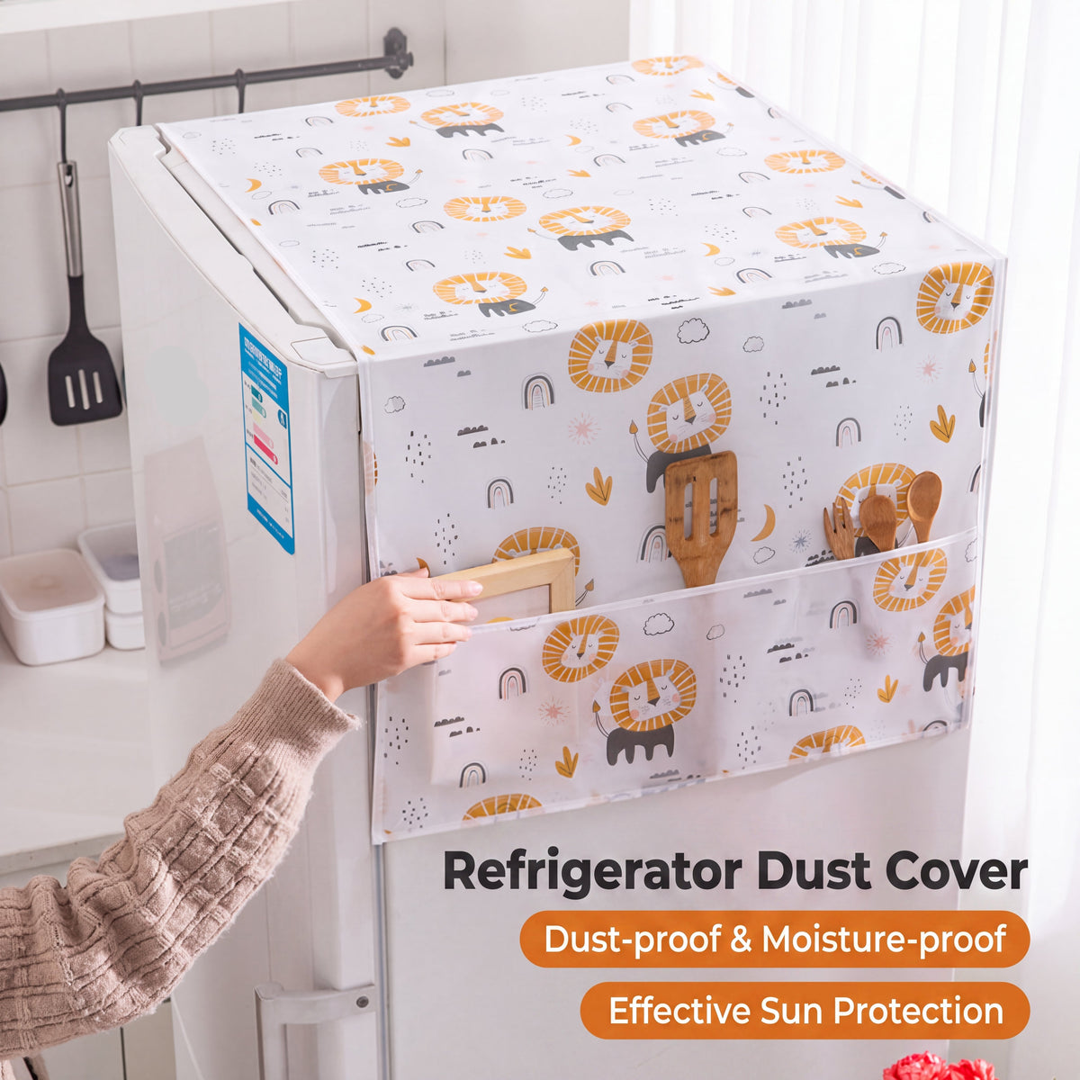 🔥Buy 3 Get 2 Free🔥FreeKeep Your Refrigerator Clean With This Waterproof Dustproof Protective Cover