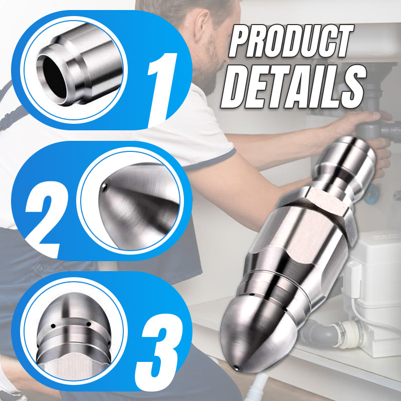 🔥 BUY 1 GET 1 FREE🔥Powerful Pipe Cleaning and Unclogging Nozzle