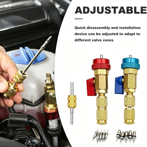 ❄️ Restore Your Car A/C Cooling Fast with R134a Valve Core Tool Kit