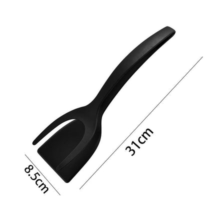🍳🎁 Buy 1 Get 1 Free – Food-Grade Silicone Spatula Tongs 💚