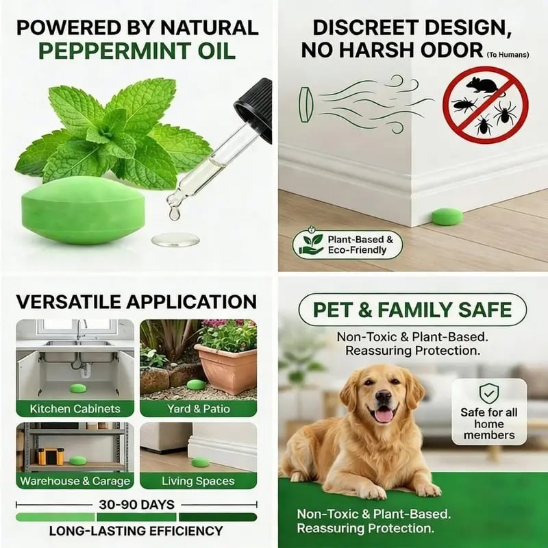 ✨Buy 1 Get 1 Free 🐀12 Pack Rat Repellent Balls With Peppermint Oil
