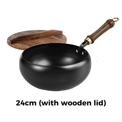 ⏳ Half price today! Professional-grade uncoated iron wok