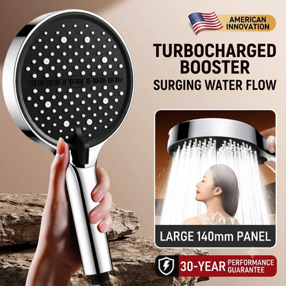 🔥50%off  High-pressure shower with adjustable spray – 15 cm panel and 7 modes for an ultimate shower experience! 🚿✨