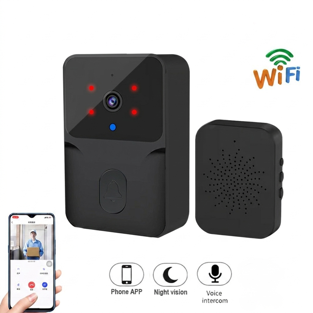 🔥Free shipping💥X8 WiFi-Free Video Doorbell Kit