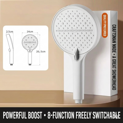 🔥50%off  High-pressure shower with adjustable spray – 15 cm panel and 7 modes for an ultimate shower experience! 🚿✨