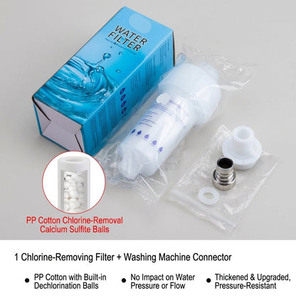 🔥Last day for 50% off💧Home water purifier shower head pre-filter with replaceable PP cotton filter