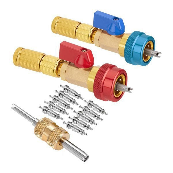 ❄️ Restore Your Car A/C Cooling Fast with R134a Valve Core Tool Kit