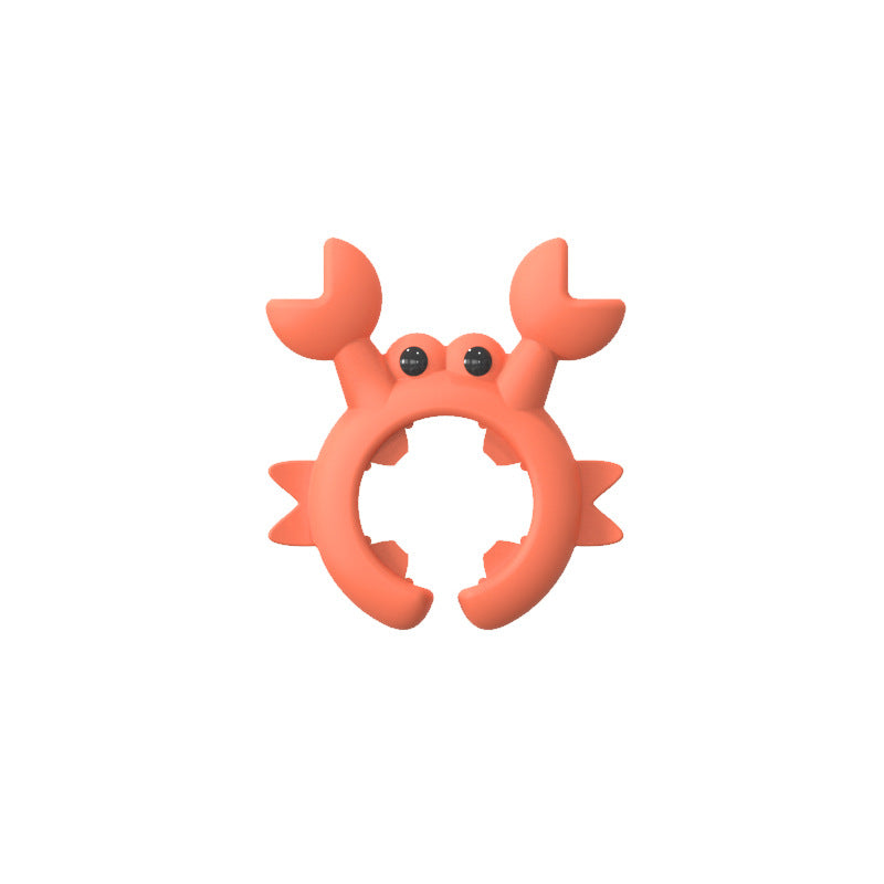 🔥Buy 1 Get 1 Free🦀 Cute Crab Silicone Utensil Holder & Pot Lid Lifter – Heat Resistant Kitchen Gadget🍲