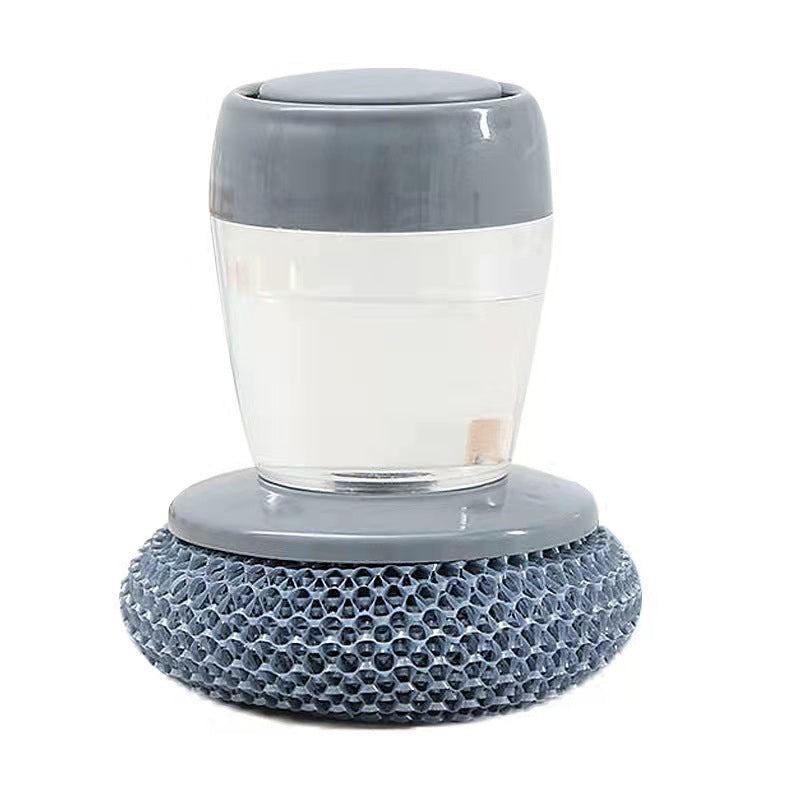🔥Buy 1 Get 1 Free🔥Multifunctional Kitchen Pot Scrubber With Soap Dispenser For Easy Dish Cleaning