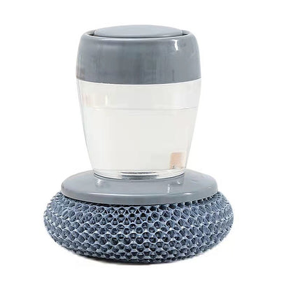 🔥Buy 1 Get 1 Free🔥Multifunctional Kitchen Pot Scrubber With Soap Dispenser For Easy Dish Cleaning
