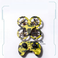 DIY assembled remote control drone-military green