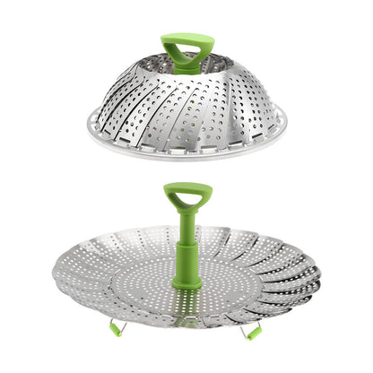 🔥First 50 customers enjoy 50% off🔥Adjustable Foldable Stainless Steel Steamer Basket