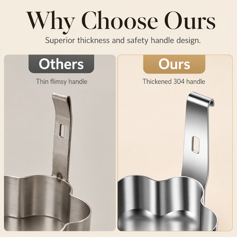 🔥Limited-time offer-Stainless Steel Egg Ring Mold