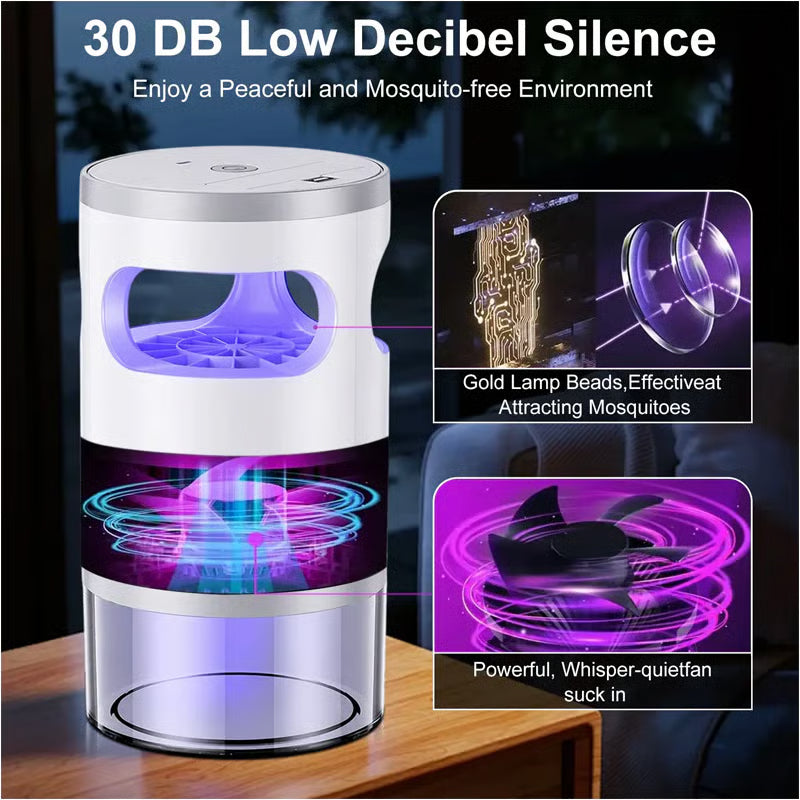✨Sleep Mosquito-Free with This Quiet UV Bug Zapper & Night Light