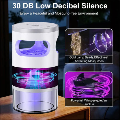 ✨Sleep Mosquito-Free with This Quiet UV Bug Zapper & Night Light