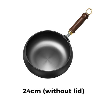 ⏳ Half price today! Professional-grade uncoated iron wok