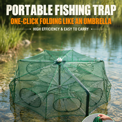 🦐🦀Automatic Foldable Fish Catcher – The Smart Trap for Bigger Catches! 🎣✨