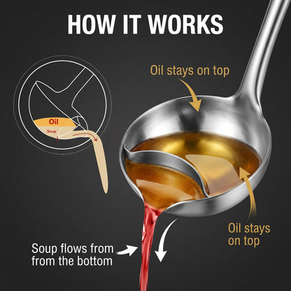 🔥Buy 3 Get 2 Free🔥Oil Separation Spoon For Removing Excess Oil From Soup And Broth