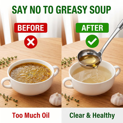 🔥Buy 3 Get 2 Free🔥Oil Separation Spoon For Removing Excess Oil From Soup And Broth