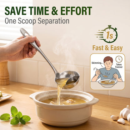 🔥Buy 3 Get 2 Free🔥Oil Separation Spoon For Removing Excess Oil From Soup And Broth