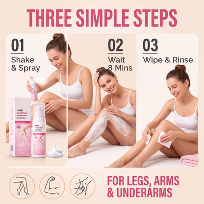 🧴Buy 1 Get 1 Free✨Silky Smooth Hair Removal Mousse – Gentle And Easy Hair Removal