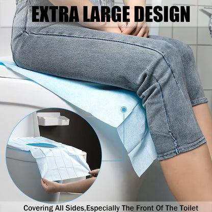 🧻Disposable Waterproof Toilet Seat Covers – Stay Clean, Comfortable & Protected Anywhere