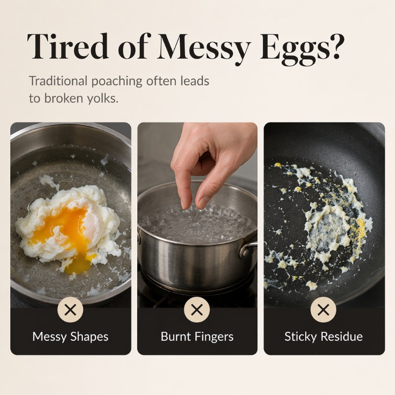 🔥Limited-time offer-Stainless Steel Egg Ring Mold