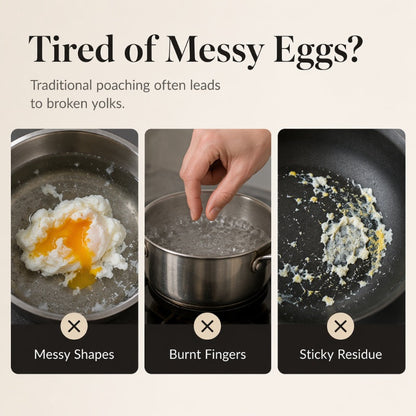 🔥Limited-time offer-Stainless Steel Egg Ring Mold