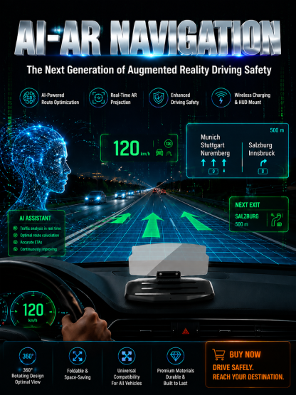 🚗 Half-price offer for the first 50 customers! 🔥 Smart in-car HUD integration!