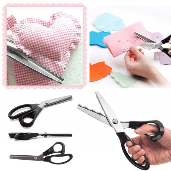 🥳 Limited-Time Offer: Buy 1 Get 1 Free ✂️🧵 Serrated sewing scissors