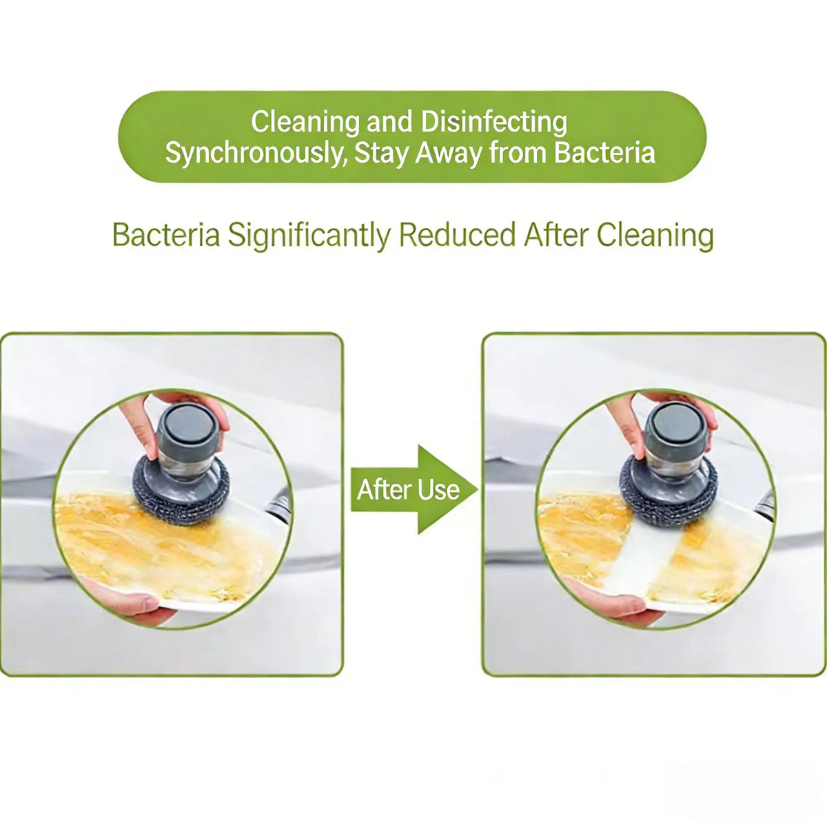 🔥Buy 1 Get 1 Free🔥Multifunctional Kitchen Pot Scrubber With Soap Dispenser For Easy Dish Cleaning