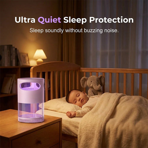 ✨Sleep Mosquito-Free with This Quiet UV Bug Zapper & Night Light