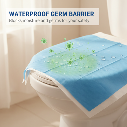 🧻Disposable Waterproof Toilet Seat Covers – Stay Clean, Comfortable & Protected Anywhere