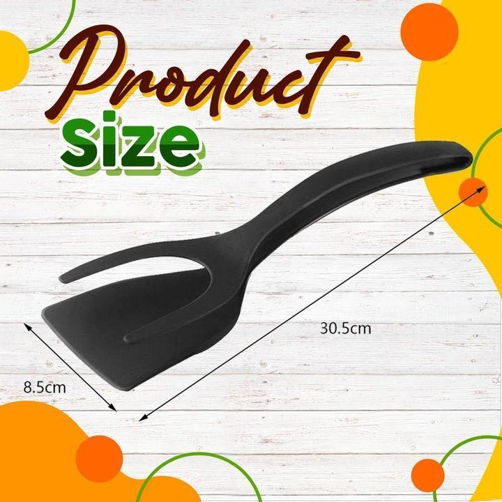 🍳🎁 Buy 1 Get 1 Free – Food-Grade Silicone Spatula Tongs 💚