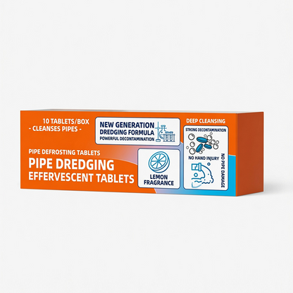 🚿 Fast-acting drain cleaning effervescent tablets– Instantly removes stubborn blockages and odors.