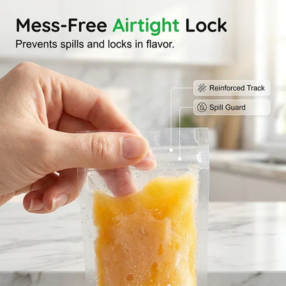 🔥Buy 1 Get 1 Free🔥DIY Zip-Seal Ice Pop Bags for Healthy Homemade Treats
