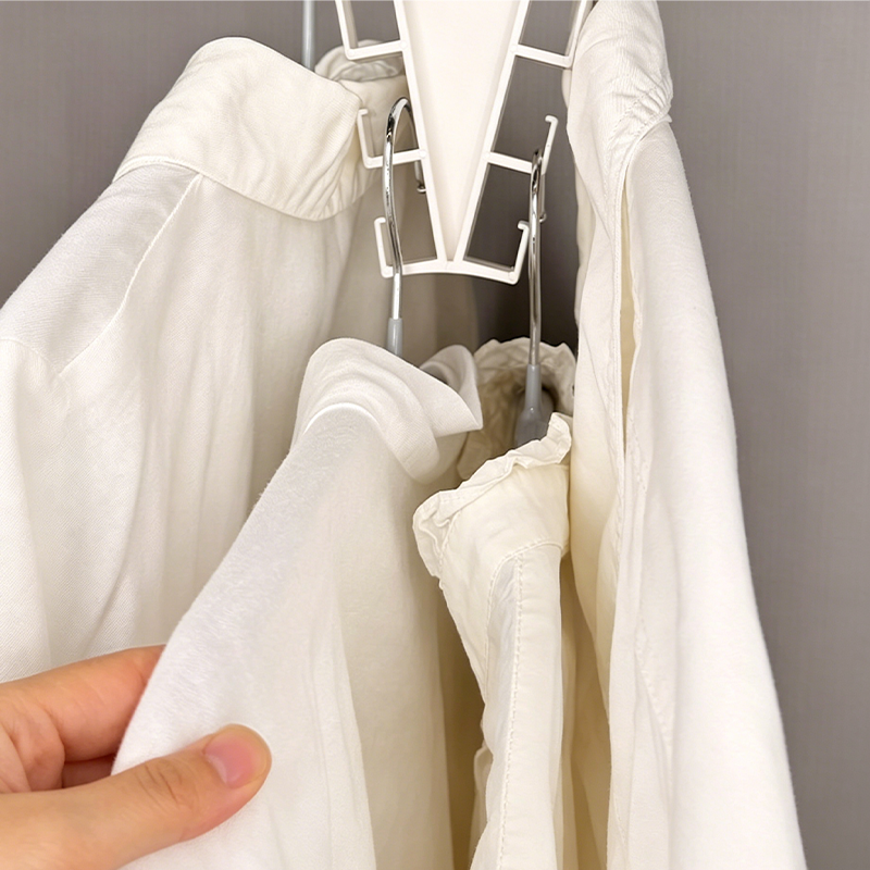 ⏳🔥LIMITED-TIME Buy 1 Get 1 Free ⏰Space-Saving Triangle Closet Hanger | Double Your Wardrobe Storage🗄️👕