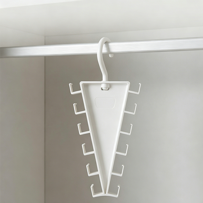 ⏳🔥LIMITED-TIME Buy 1 Get 1 Free ⏰Space-Saving Triangle Closet Hanger | Double Your Wardrobe Storage🗄️👕