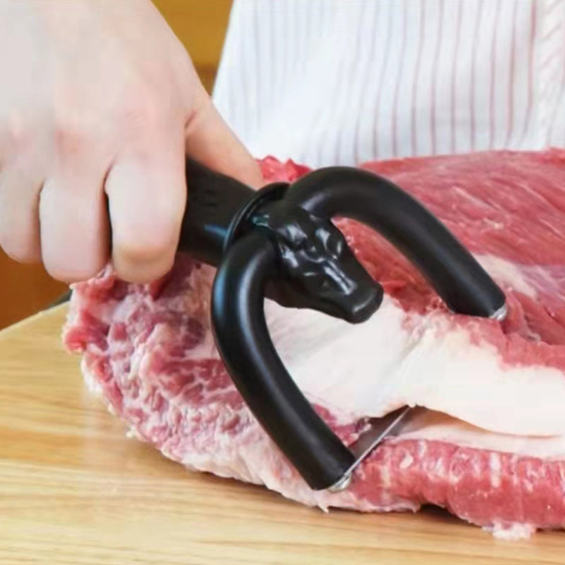 🥳 Buy 1 Get 1 Free 🥩🔪 Handheld Beef & Pork Fat Trimming Knife — Precisely Remove Surface Fat ✨
