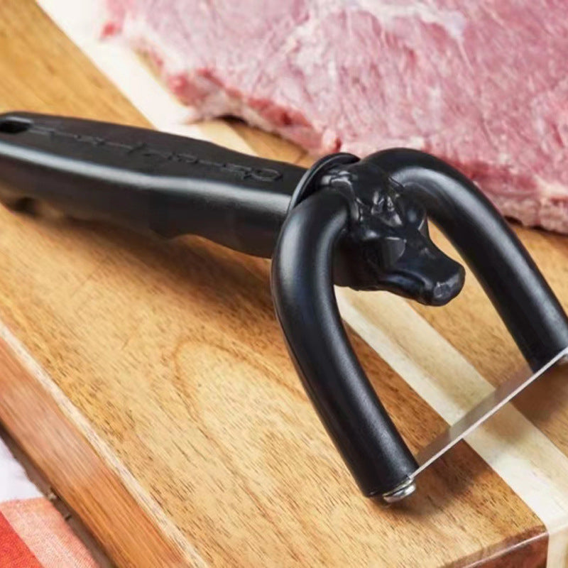 🥳 Buy 1 Get 1 Free 🥩🔪 Handheld Beef & Pork Fat Trimming Knife — Precisely Remove Surface Fat ✨