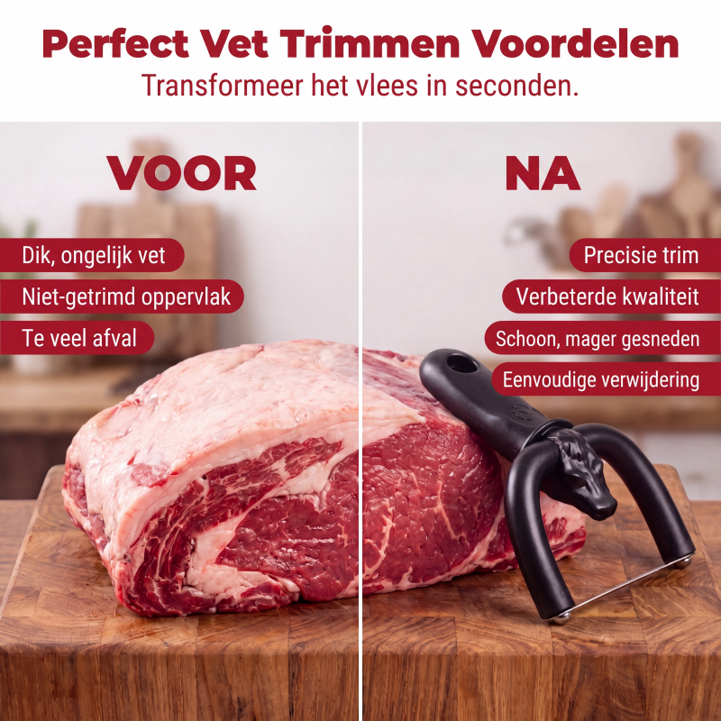 🥳 Buy 1 Get 1 Free 🥩🔪 Handheld Beef & Pork Fat Trimming Knife — Precisely Remove Surface Fat ✨