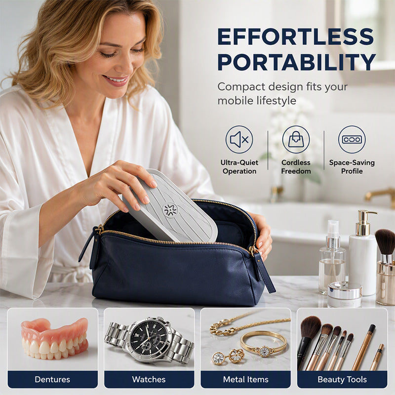 📢📢 50% OFF !! ⏰Multifunctional Ultrasonic Cleaner