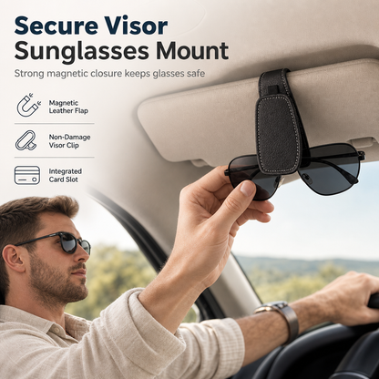 🕶️ 50% Off for a Limited Time 🚗 Car Sun Visor Sunglasses Clip