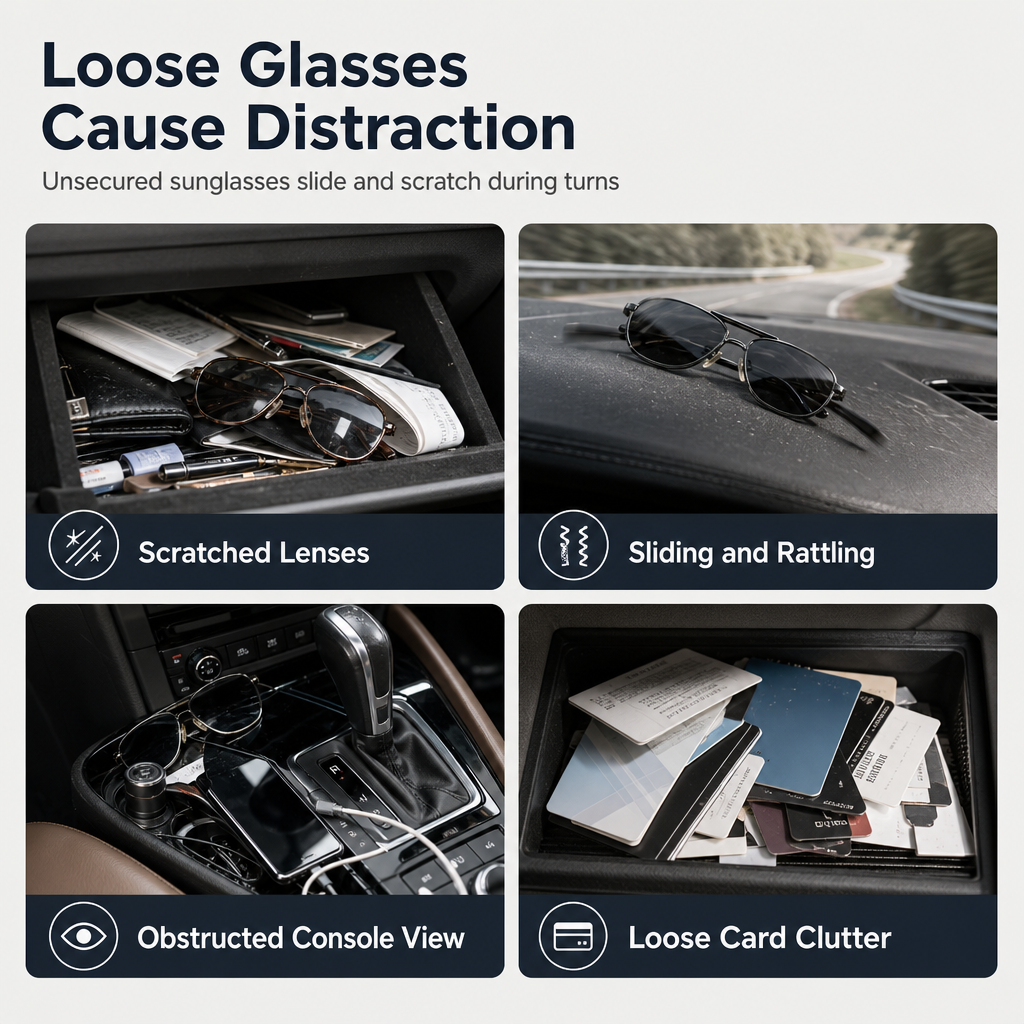 🕶️ 50% Off for a Limited Time 🚗 Car Sun Visor Sunglasses Clip