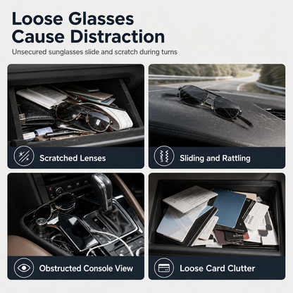 🕶️ 50% Off for a Limited Time 🚗 Car Sun Visor Sunglasses Clip