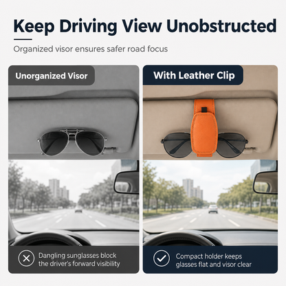 🕶️ 50% Off for a Limited Time 🚗 Car Sun Visor Sunglasses Clip